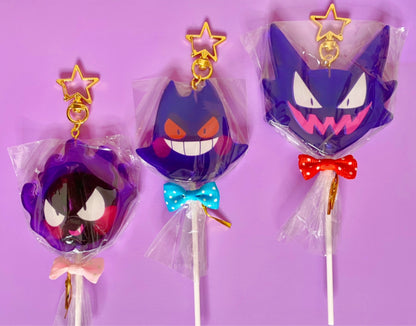 Ghost Lollipop Charms