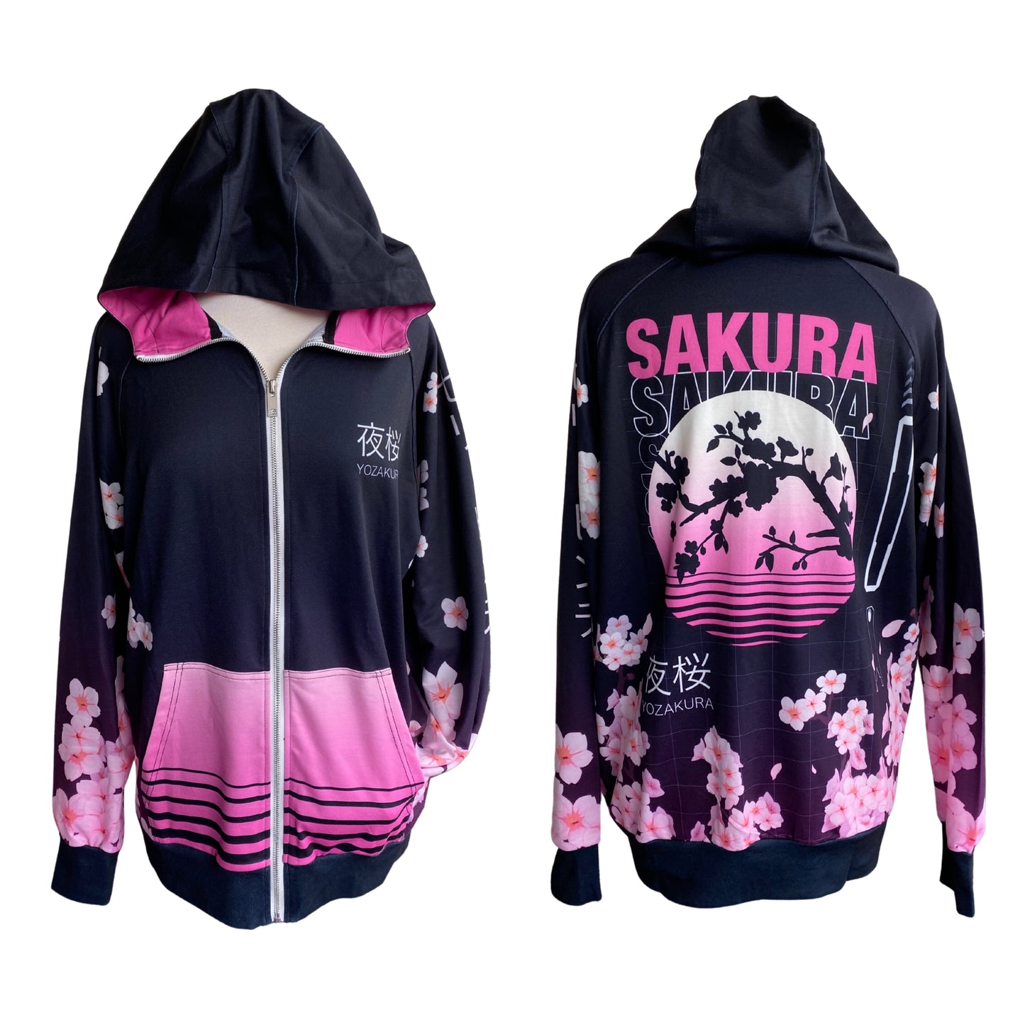 SynthSakura Zip Hoodie