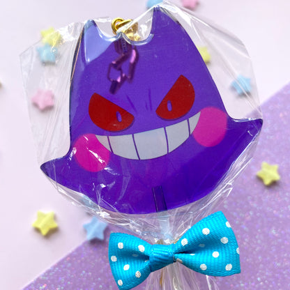 Ghost Lollipop Charms