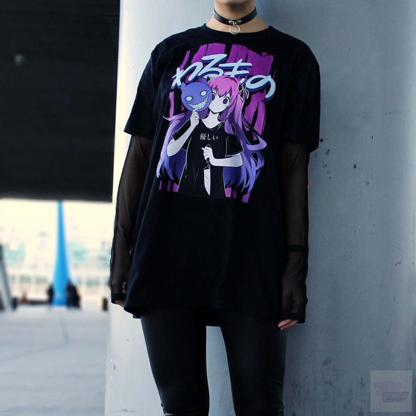 'WARUMONO' Yami Kawaii Tee by Fawnbomb - peachiieshop