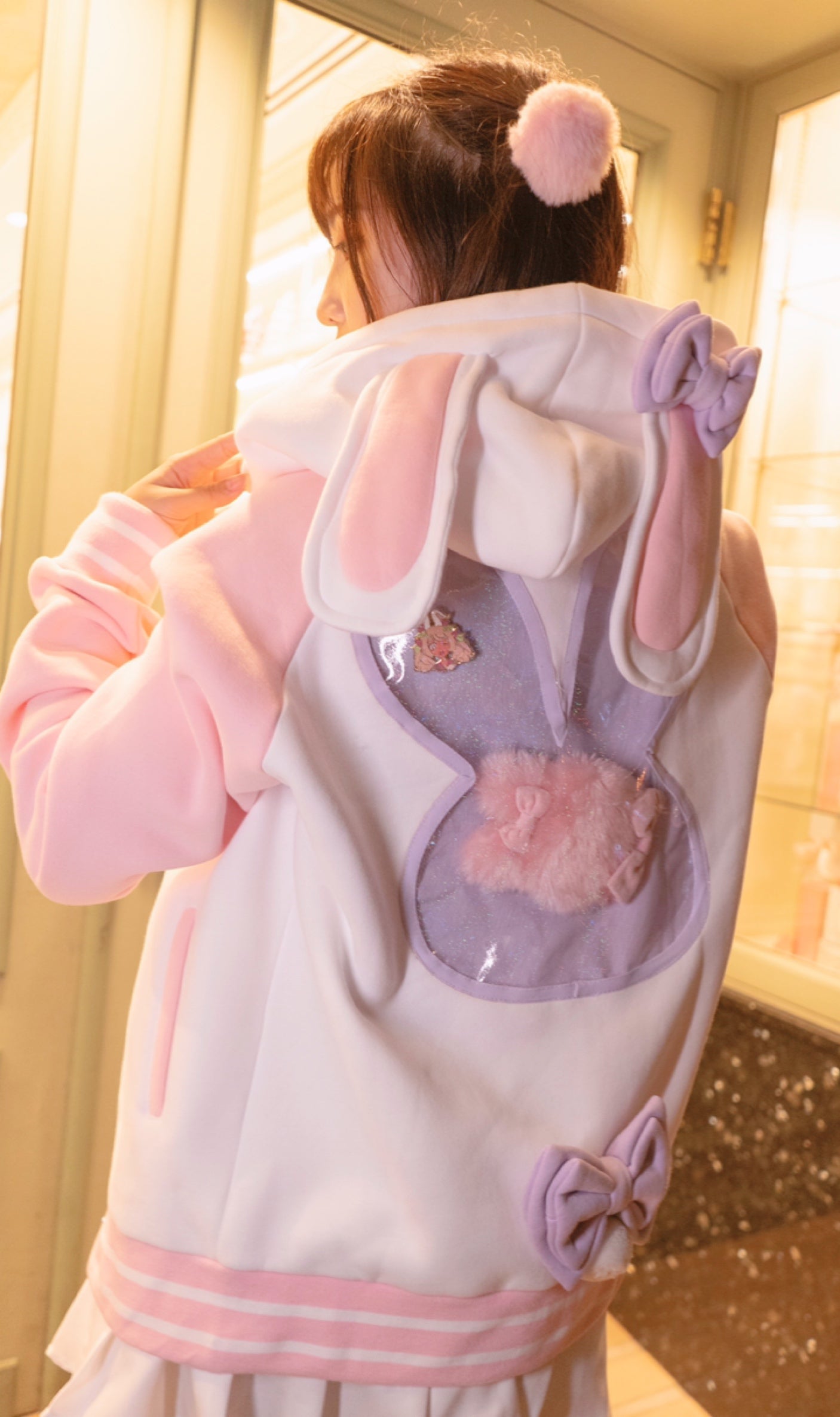 Pastel Bunny Ita Jacket