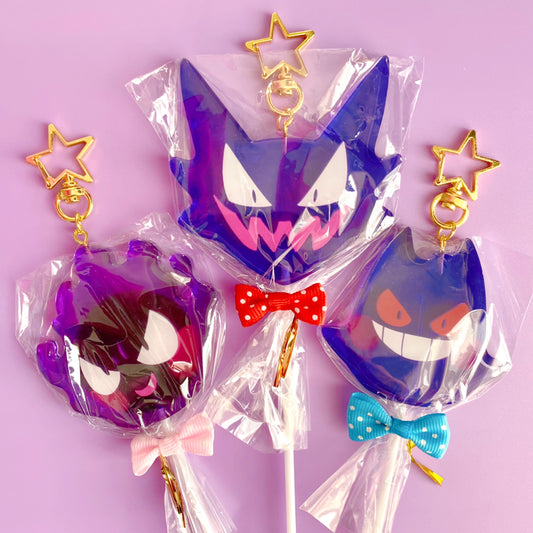 Ghost Lollipop Charms