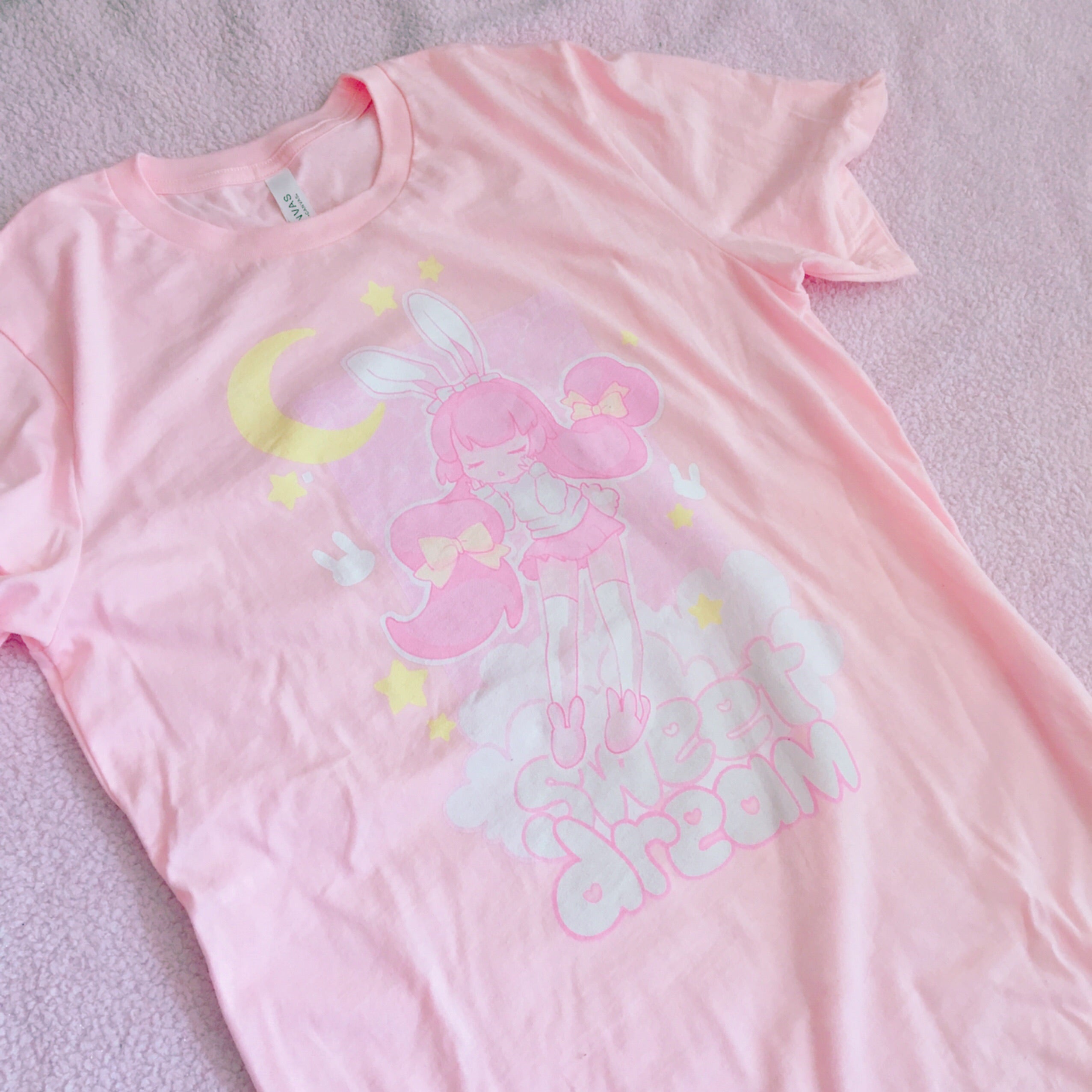 Sweet Dreams T-Shirt (Pink) by fawnbomb - peachiieshop