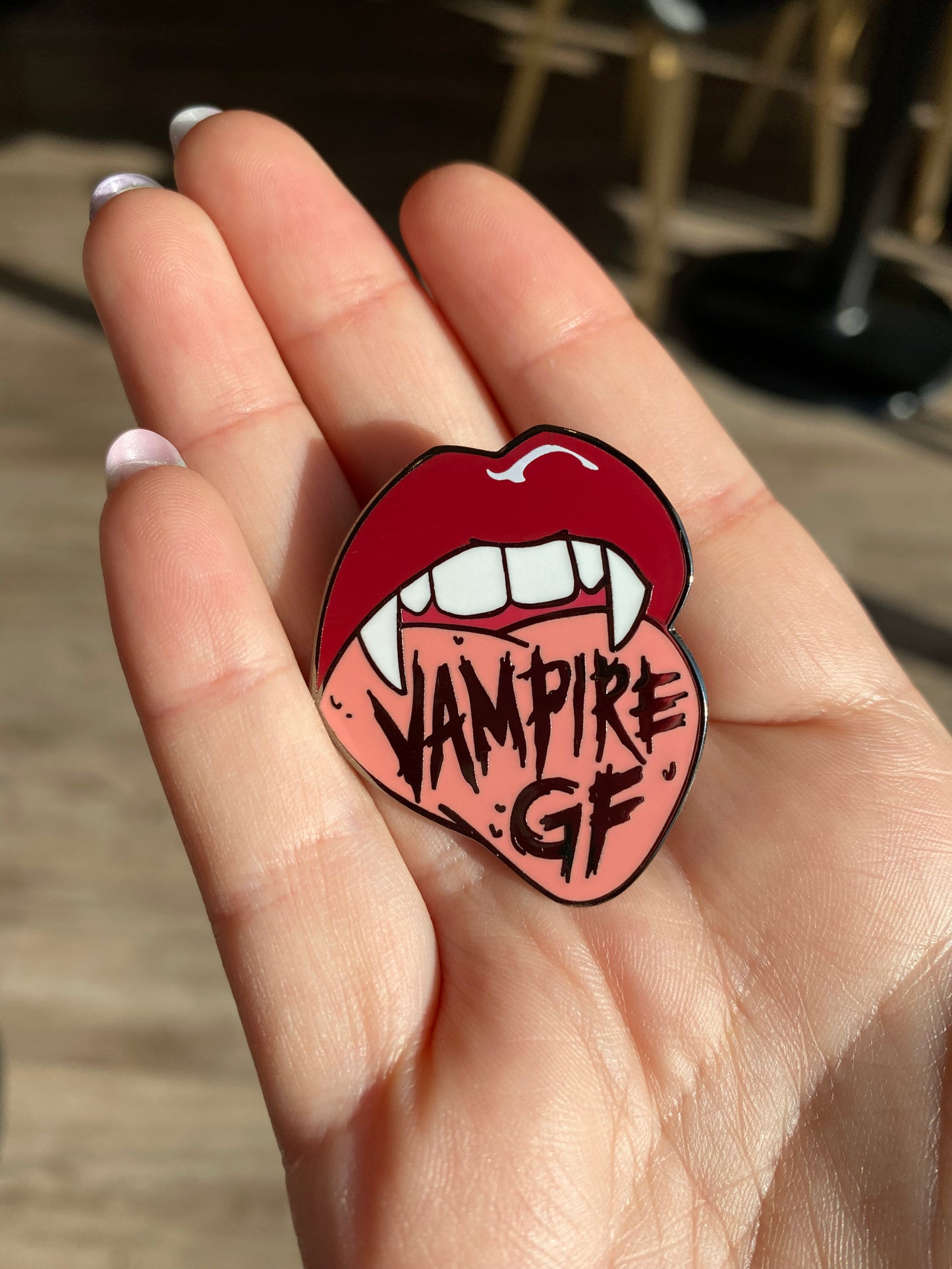 Goth GF & Vamp GF Enamel Pins