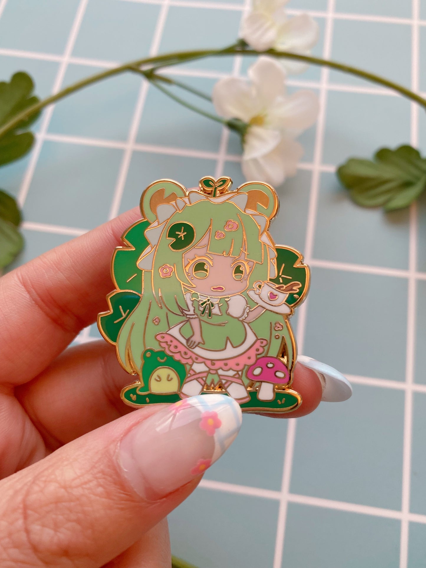 Kaeru the Froggy Maid Pin