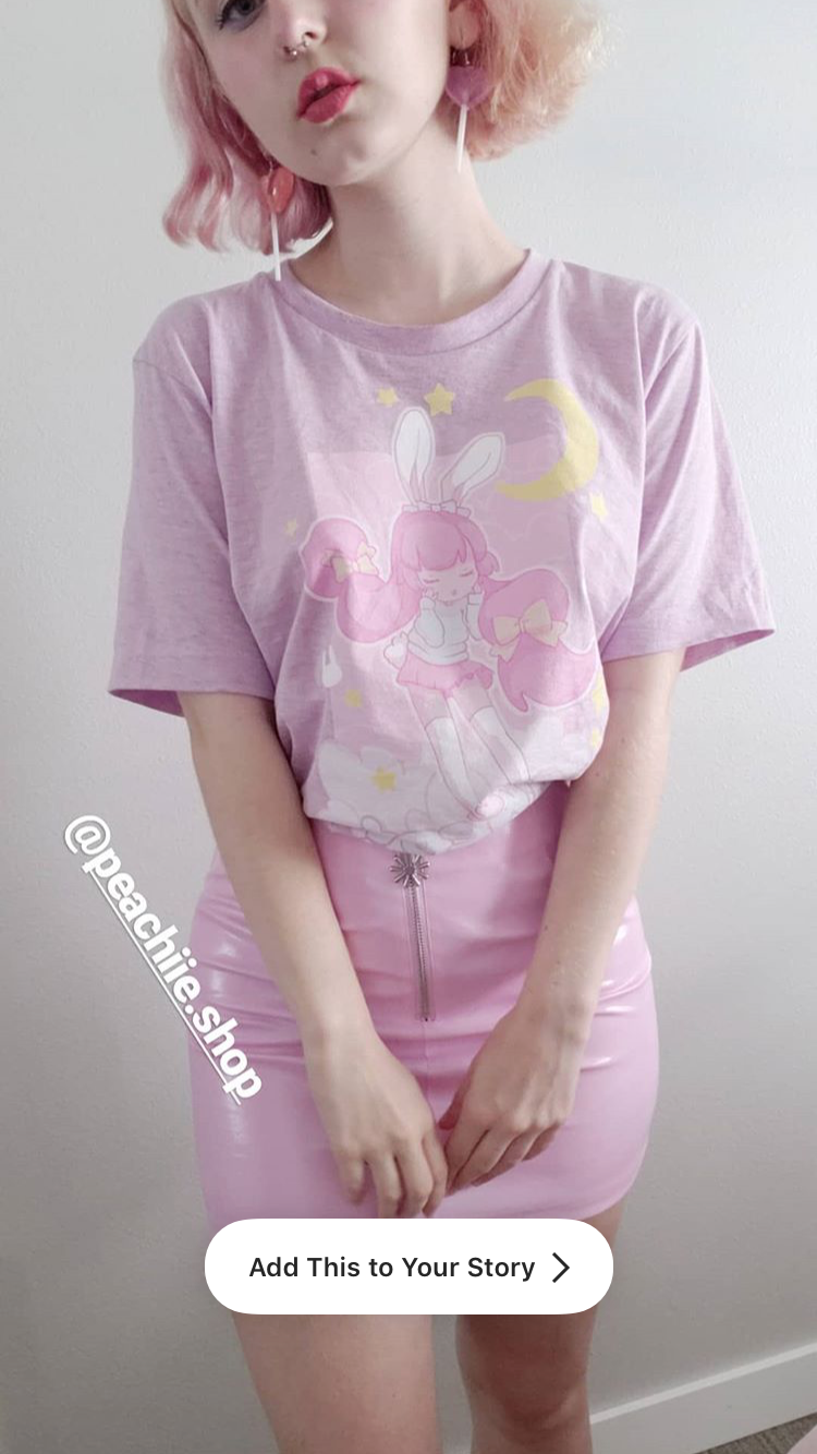Sweet Dreams T-Shirt (Lavender) by fawnbomb - peachiieshop