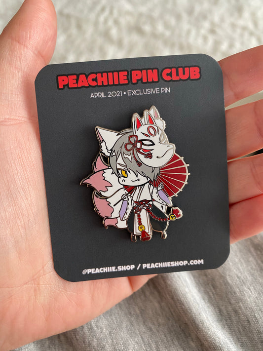 Ren the Kitsune Pin