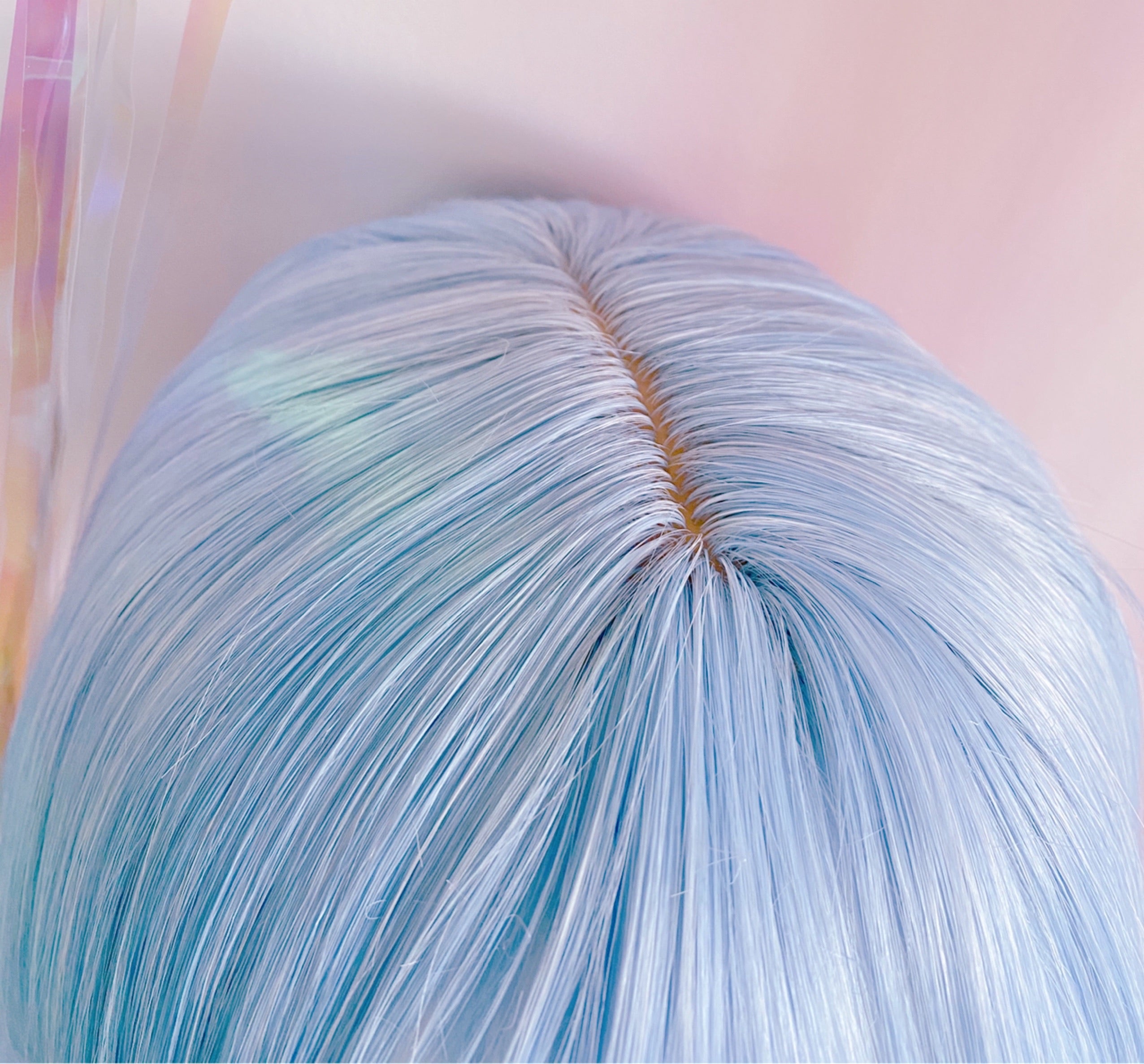 Unicorn Blue 70cm Wavy Wig