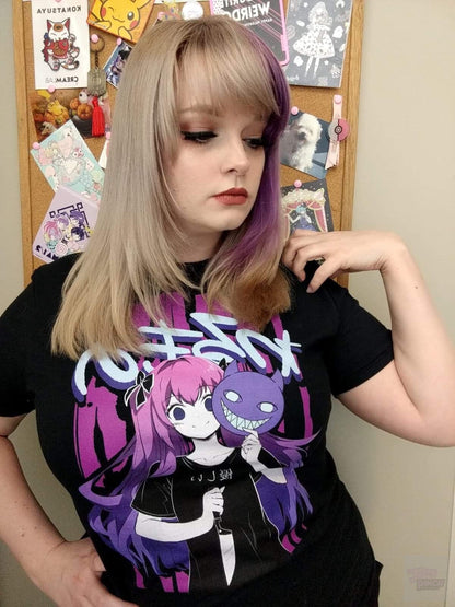 'WARUMONO' Yami Kawaii Tee by Fawnbomb - peachiieshop