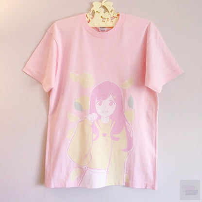 Lemonade Crush Tee by fawnbomb HARAJUKU pink fairy kei yume kawaii Shirt Original Art - peachiieshop