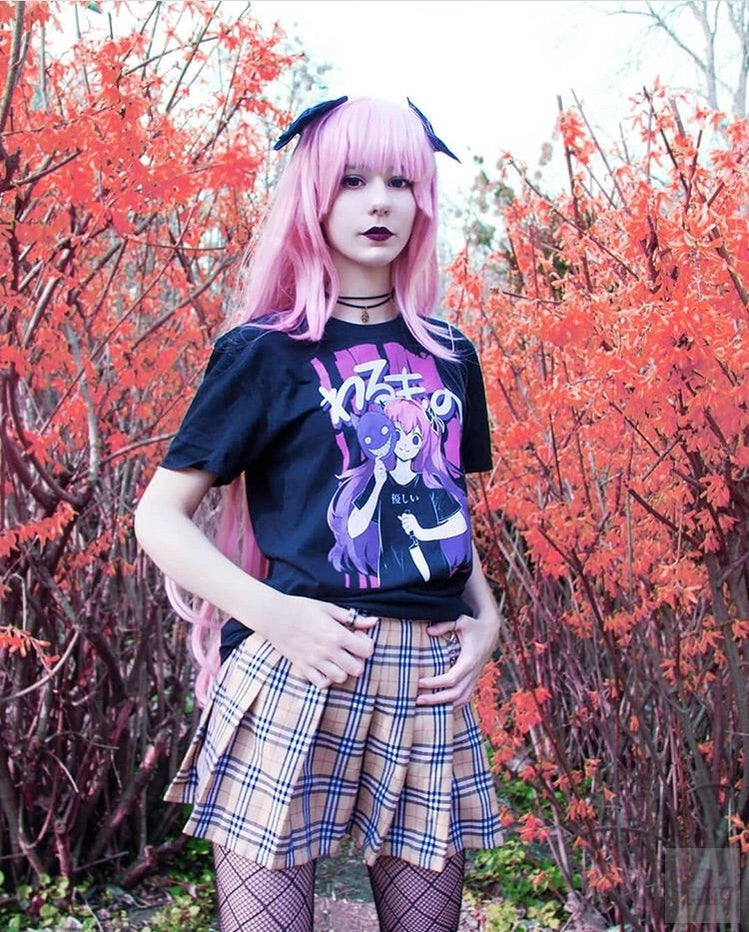 'WARUMONO' Yami Kawaii Tee by Fawnbomb - peachiieshop